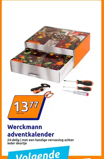 Action Werckmann adventkalender aanbieding