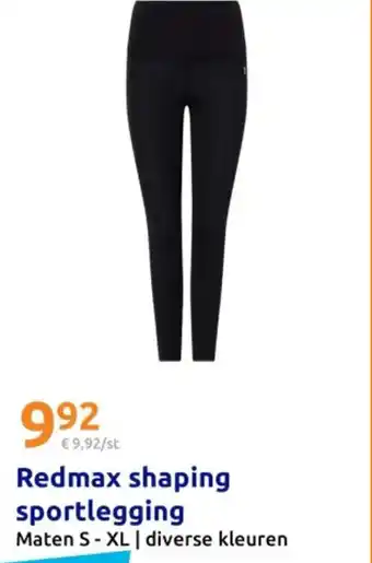Action Redmax shaping sportlegging aanbieding
