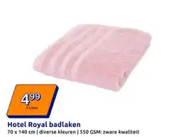 Action Hotel Royal badlaken aanbieding