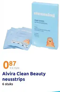 Action Alvira Clean Beauty neusstrips aanbieding