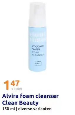 Action Alvira foam cleanser Clean Beauty aanbieding