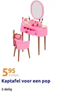 Action Kaptafel voor een pop aanbieding