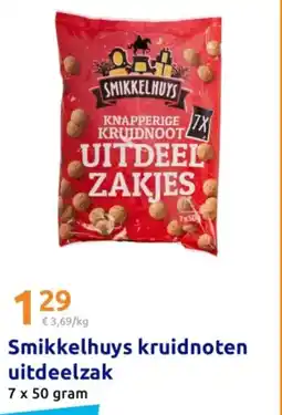 Action Smikkelhuys kruidnoten uitdeelzak aanbieding