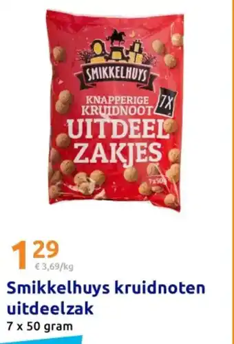 Action Smikkelhuys kruidnoten uitdeelzak aanbieding