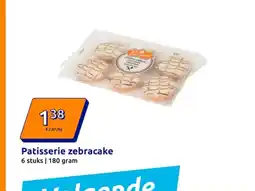 Action Patisserie zebracake aanbieding