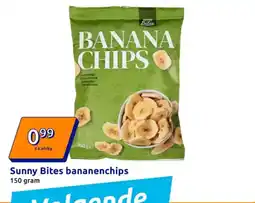 Action Sunny Bites bananenchips aanbieding