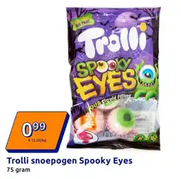 Action Trolli snoepogen Spooky Eyes aanbieding