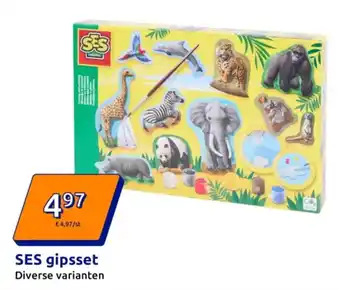 Action SES gipsset aanbieding