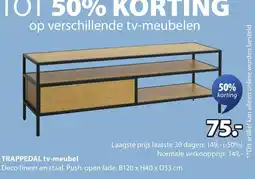 Jysk Trappedal TV meubel aanbieding