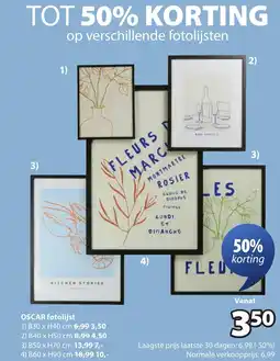 Jysk Oscar fotolijst aanbieding