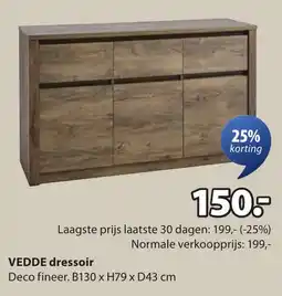 Jysk Vedde dressoir aanbieding