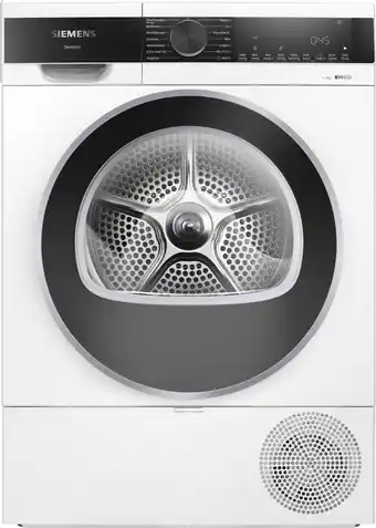 MediaMarkt SIEMENS WQ33G2DCNL - Warmtepompdroger - 8 kg - 63 dB - Energielabel C Warmtepompdroger aanbieding