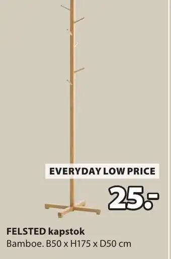 Jysk Felsted kapstok aanbieding