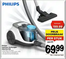 Vomar Voordeelmarkt Philips Zakloze Stofzuiger XB2122/09 aanbieding
