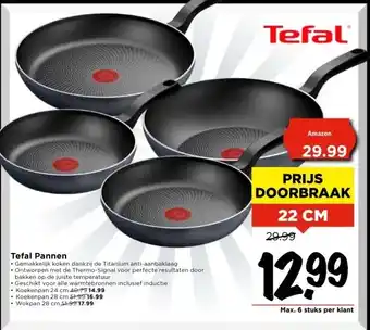 Vomar Voordeelmarkt Tefal Pannen aanbieding