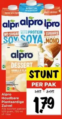 Vomar Voordeelmarkt Alpro Houdbare Plantaardige Zuivel aanbieding