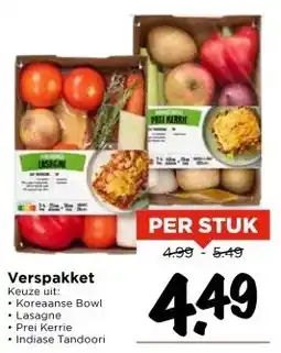 Vomar Voordeelmarkt Verspakket aanbieding