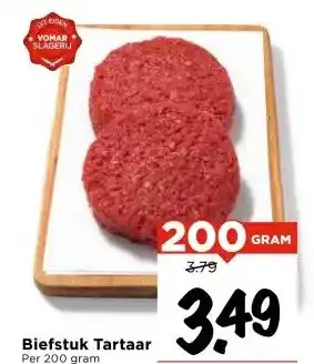 Vomar Voordeelmarkt Biefstuk Tartaar aanbieding