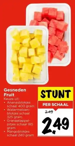 Vomar Voordeelmarkt Gesneden Fruit aanbieding