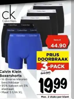 Vomar Voordeelmarkt Calvin Klein Boxershorts aanbieding