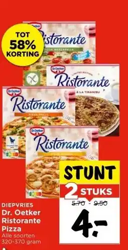Vomar Voordeelmarkt Dr. Oetker Ristorante Pizza aanbieding