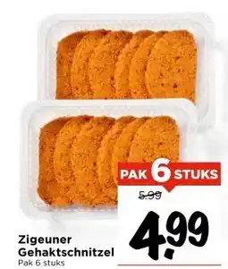 Vomar Voordeelmarkt Zigeuner Gehaktschnitzel aanbieding