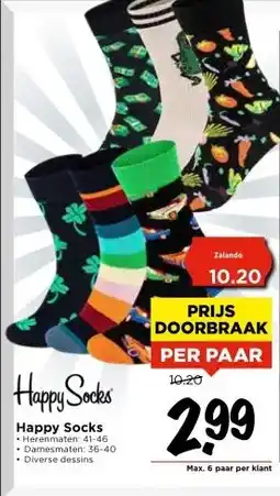 Vomar Voordeelmarkt Happy Socks aanbieding