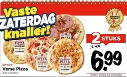 Vomar Voordeelmarkt Verse Pizza aanbieding