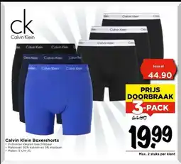 Vomar Voordeelmarkt Calvin Klein Boxershorts aanbieding
