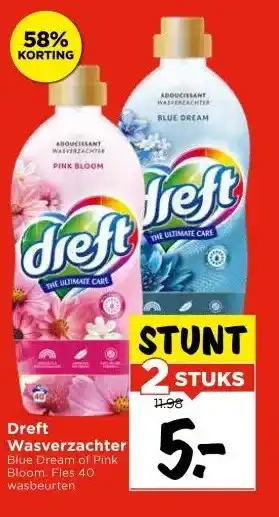 Vomar Voordeelmarkt Dreft Wasverzachter aanbieding