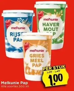 Vomar Voordeelmarkt Melkunie Pap aanbieding