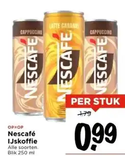 Vomar Voordeelmarkt Nescafé IJskoffie aanbieding