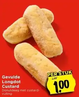Vomar Voordeelmarkt Gevulde Longdot Custard aanbieding