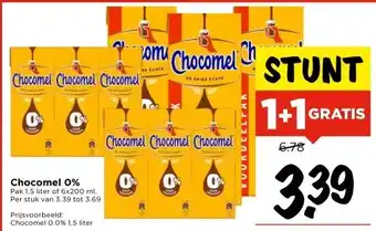 Vomar Voordeelmarkt Chocomel 0% aanbieding