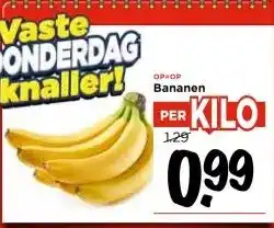 Vomar Voordeelmarkt Bananen aanbieding