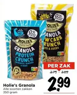 Vomar Voordeelmarkt Holie's Granola aanbieding