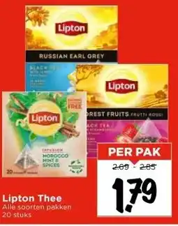 Vomar Voordeelmarkt Lipton Thee aanbieding