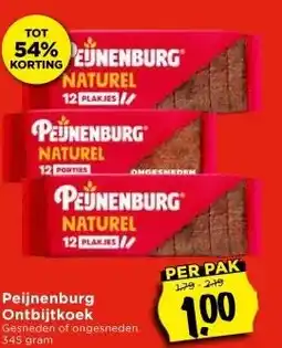 Vomar Voordeelmarkt Peijnenburg Ontbijtkoek aanbieding