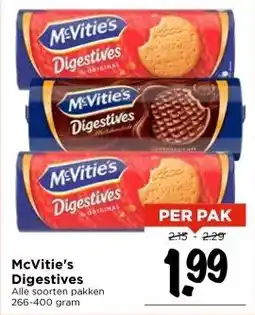 Vomar Voordeelmarkt McVitie's Digestives aanbieding