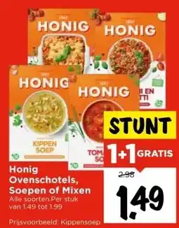 Vomar Voordeelmarkt Honig Ovenschotels, Soepen of Mixen aanbieding