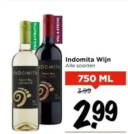Vomar Voordeelmarkt Indomita Wijn aanbieding