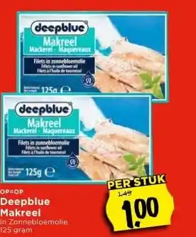 Vomar Voordeelmarkt Deepblue Makreel aanbieding