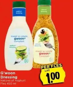Vomar Voordeelmarkt G'woon Dressing aanbieding