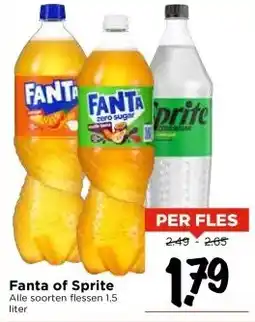 Vomar Voordeelmarkt Fanta of Sprite aanbieding