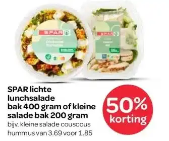 Spar SPAR lichte lunchsaladeof kleine salade aanbieding