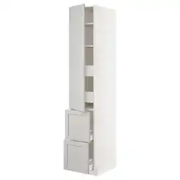 IKEA Witte metod keukenwand, met verstelbare planken en lades, klassiek design aanbieding