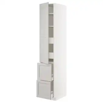 IKEA Witte metod keukenwand, met verstelbare planken en lades, klassiek design aanbieding