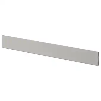 IKEA Lerhyttan lichtgrijze keukenplint, hout met afgeschuinde randen, rechthoekig aanbieding