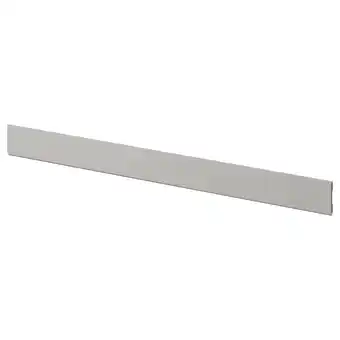 IKEA Lerhyttan lichtgrijze keukenplint, berkenfineer, rechthoekig, afgeschuinde randen aanbieding