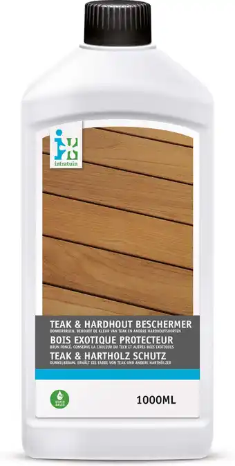Intratuin Intratuin tuinmeubelbeschermer teak / hardhout donkerbruin 1000 ml aanbieding